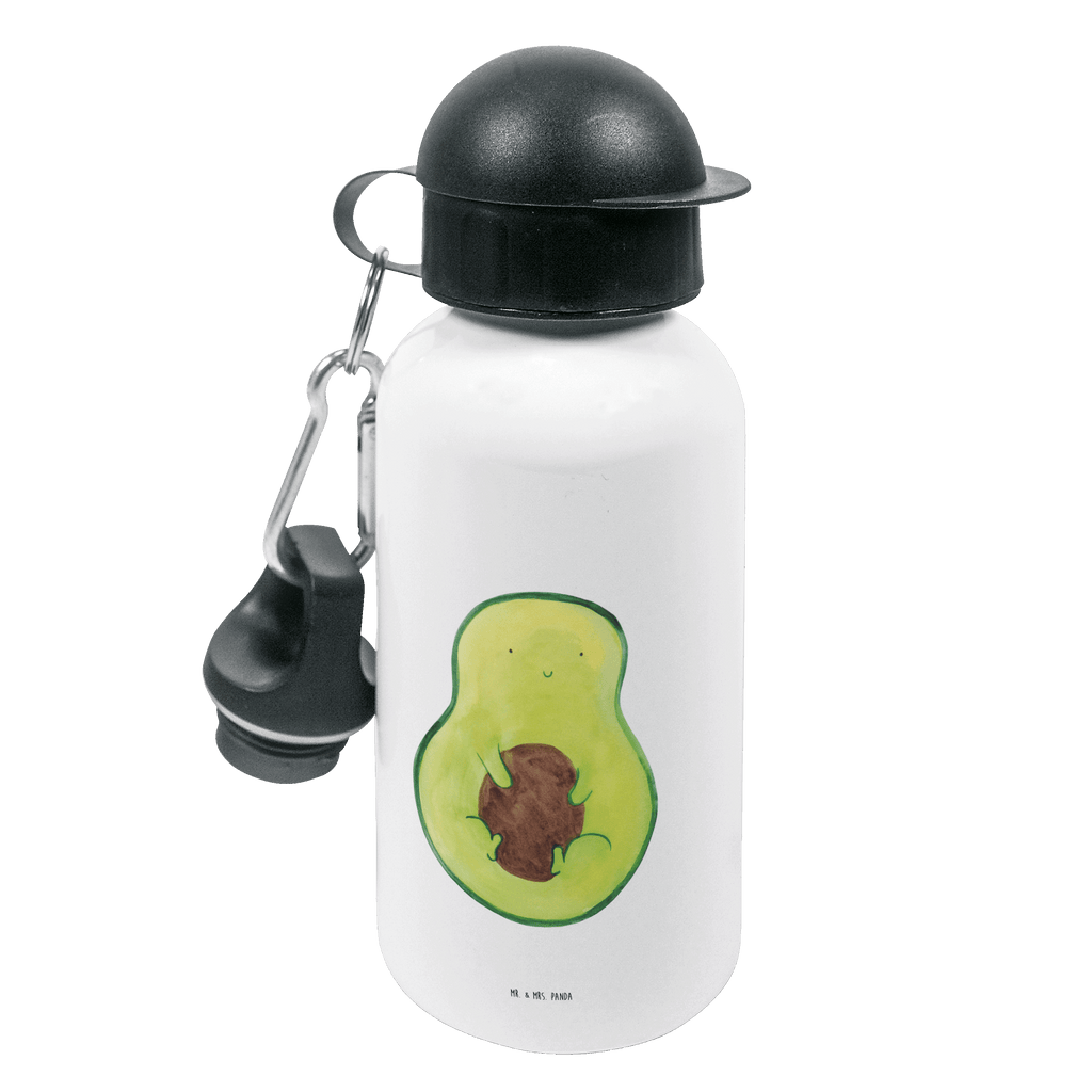 Kindertrinkflasche Avocado mit Kern Kindertrinkflasche, Kinder Trinkflasche, Trinkflasche, Flasche, Kinderflasche, Kinder, Kids, Kindergarten Flasche, Grundschule, Jungs, Mädchen, Avocado, Veggie, Vegan, Gesund, Avokado, Avocadokern, Kern, Pflanze, Spruch Leben