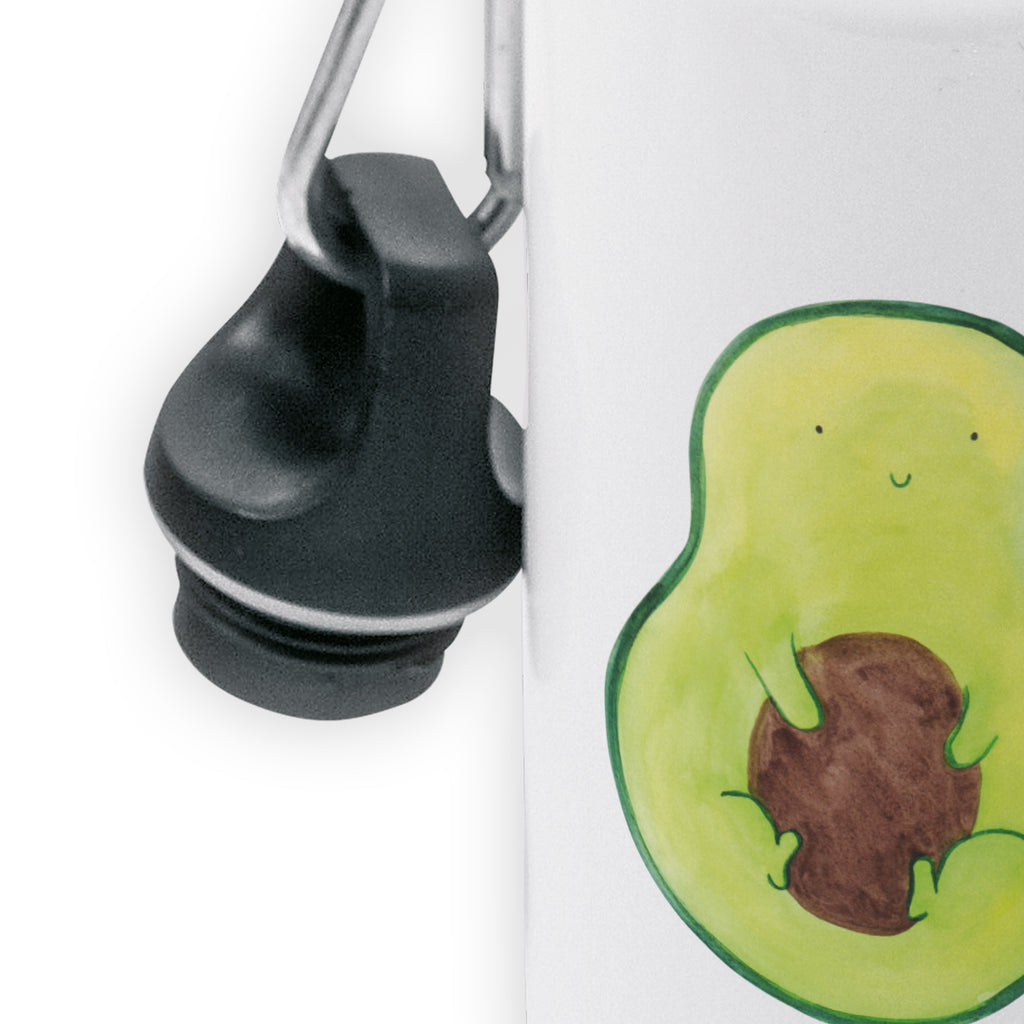 Kindertrinkflasche Avocado mit Kern Kindertrinkflasche, Kinder Trinkflasche, Trinkflasche, Flasche, Kinderflasche, Kinder, Kids, Kindergarten Flasche, Grundschule, Jungs, Mädchen, Avocado, Veggie, Vegan, Gesund, Avokado, Avocadokern, Kern, Pflanze, Spruch Leben