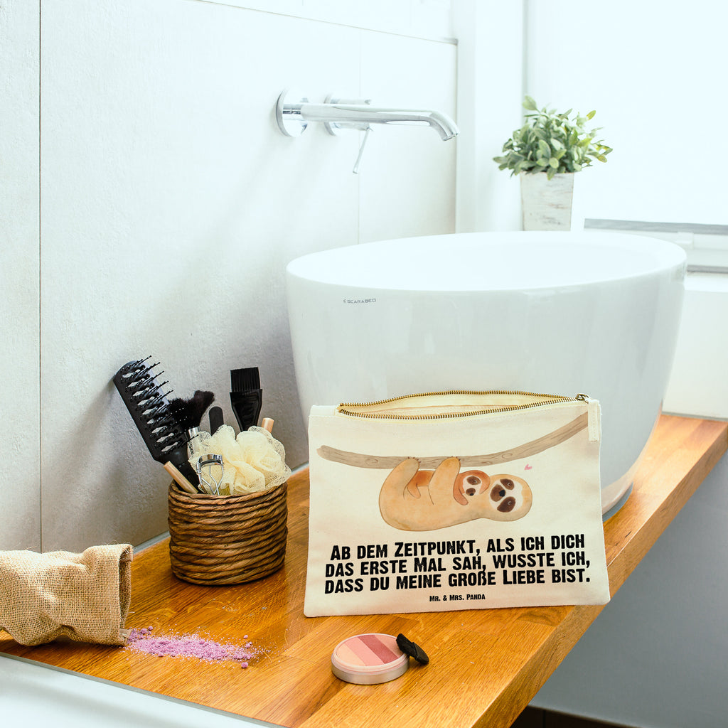 Schminktasche Faultier mit Kind Schminktasche, Kosmetiktasche, Kosmetikbeutel, Stiftemäppchen, Etui, Federmappe, Makeup, XXL, Schminketui, Kosmetiketui, Schlamperetui, Faultier, Faultier Geschenk, Faultier Deko, Kind, Baby, Liebe, Mutter, Mama, Geburt, Kinder, Faulheit, Spaß, Niedlichkeit