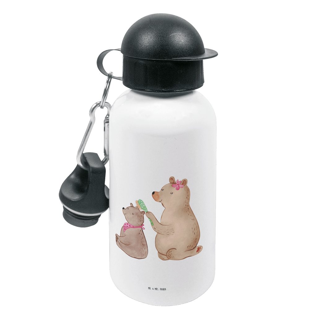 Kindertrinkflasche Bär mit Kind Kindertrinkflasche, Kinder Trinkflasche, Trinkflasche, Flasche, Kinderflasche, Kinder, Kids, Kindergarten Flasche, Grundschule, Jungs, Mädchen, Familie, Vatertag, Muttertag, Bruder, Schwester, Mama, Papa, Oma, Opa, Geschenk, Mutti, Mutter