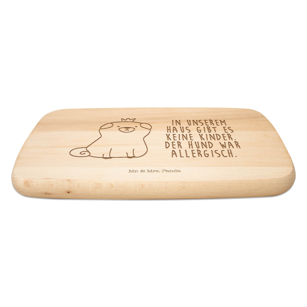 Frühstücksbrett Mops Krone Frühstücksbrett, Holzbrett, Schneidebrett, Schneidebrett Holz, Frühstücksbrettchen, Küchenbrett, Hund, Hundemotiv, Haustier, Hunderasse, Tierliebhaber, Hundebesitzer, Sprüche, Mops, allergisch, kinderlos, Hausregel, Hundebesitzer. Spruch, lustig