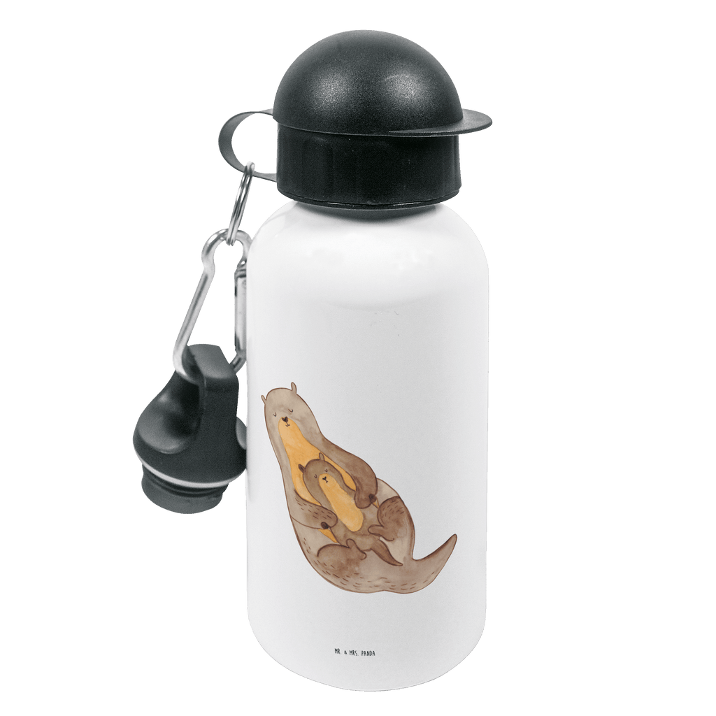 Kindertrinkflasche Otter mit Kind Kindertrinkflasche, Kinder Trinkflasche, Trinkflasche, Flasche, Kinderflasche, Kinder, Kids, Kindergarten Flasche, Grundschule, Jungs, Mädchen, Otter, Fischotter, Seeotter, Otter Seeotter See Otter