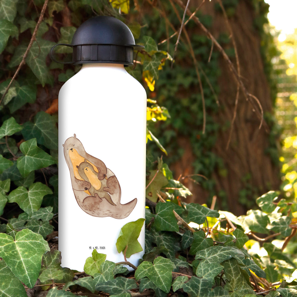 Kindertrinkflasche Otter mit Kind Kindertrinkflasche, Kinder Trinkflasche, Trinkflasche, Flasche, Kinderflasche, Kinder, Kids, Kindergarten Flasche, Grundschule, Jungs, Mädchen, Otter, Fischotter, Seeotter, Otter Seeotter See Otter