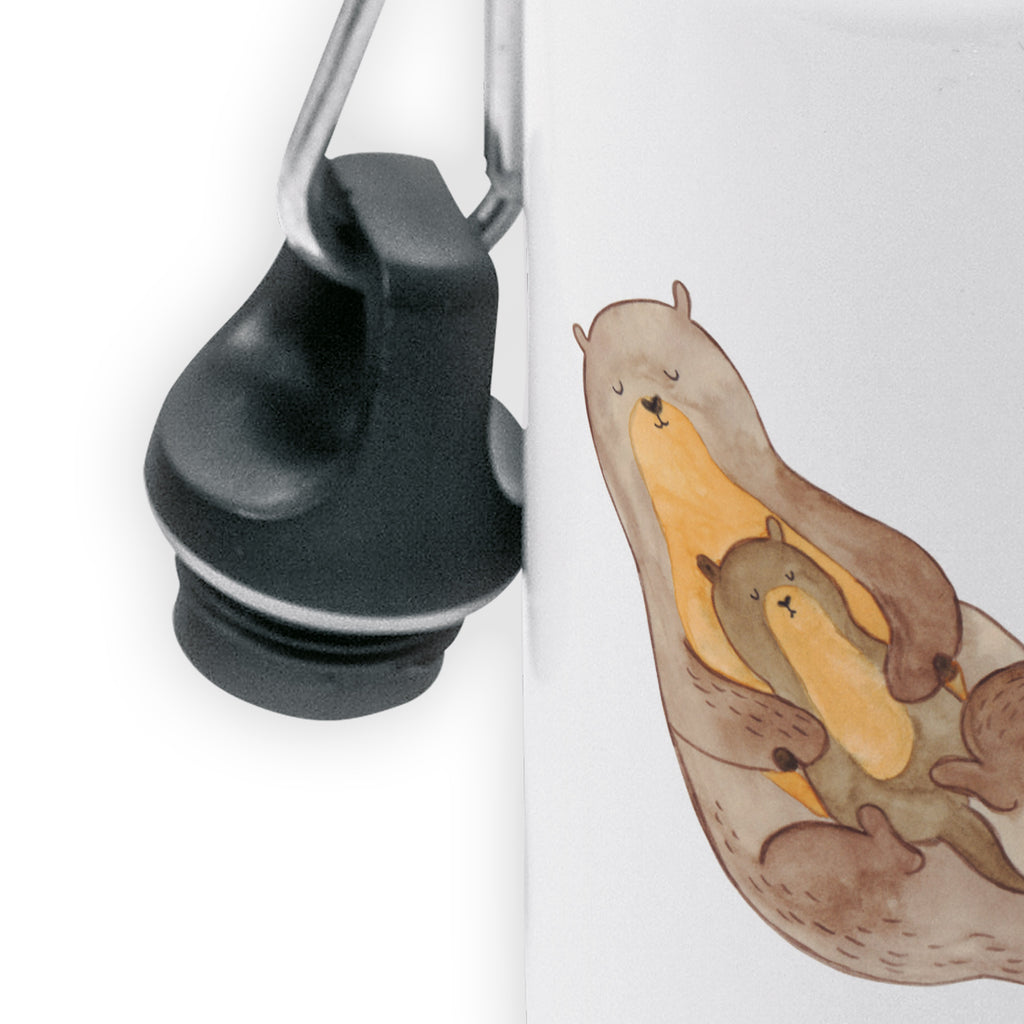 Kindertrinkflasche Otter mit Kind Kindertrinkflasche, Kinder Trinkflasche, Trinkflasche, Flasche, Kinderflasche, Kinder, Kids, Kindergarten Flasche, Grundschule, Jungs, Mädchen, Otter, Fischotter, Seeotter, Otter Seeotter See Otter