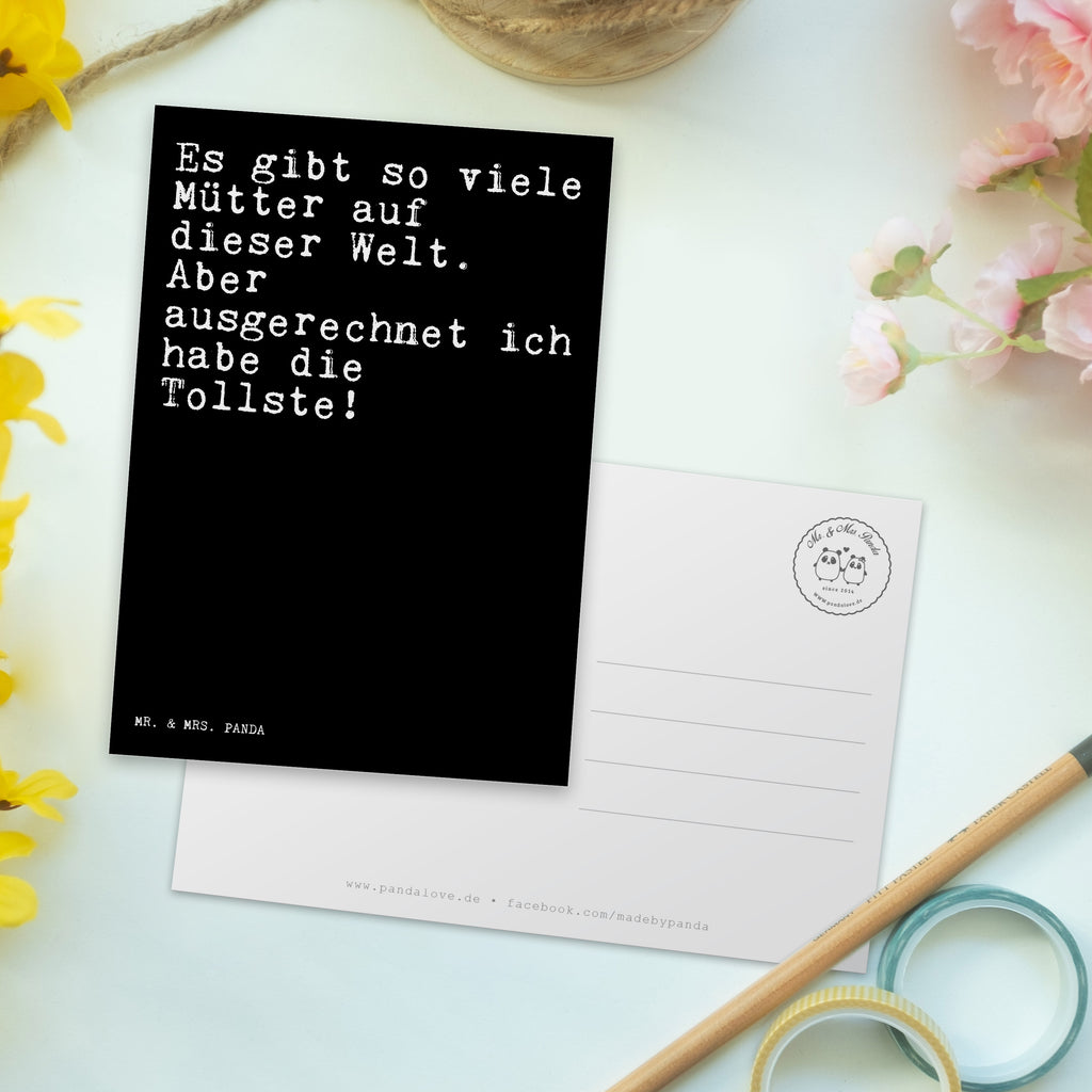 Postkarte Sprüche und Zitate Es gibt so viele Mütter auf dieser Welt. Aber ausgerechnet ich habe die Tollste! Geschenkkarte, Grußkarte, Karte, Einladung, Ansichtskarte, Geburtstagskarte, Einladungskarte, Spruch, Sprüche, lustig, Weisheiten, Zitate, Spruch Sprüche Weisheiten Zitate Lustig Weisheit Worte