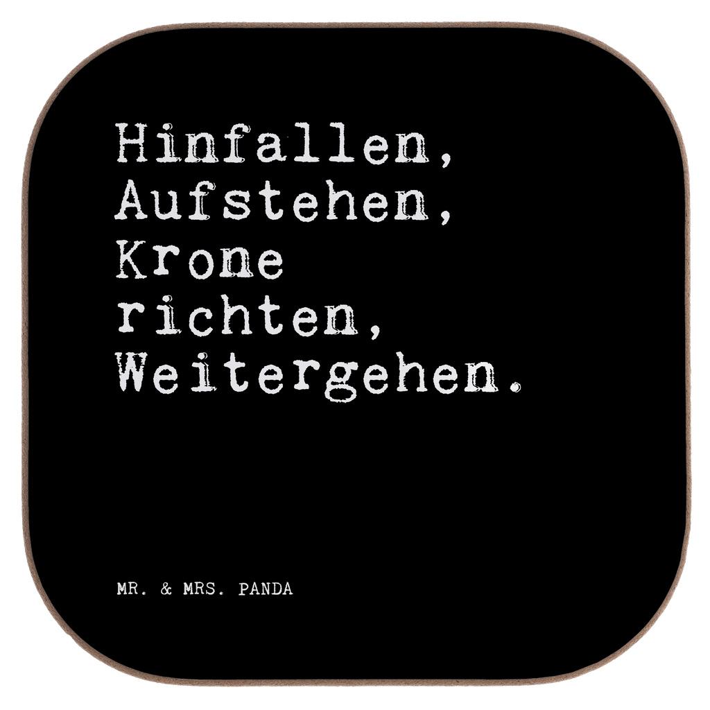 Quadratische Untersetzer Sprüche und Zitate Hinfallen, Aufstehen, Krone richten, Weitergehen. Bierdeckel, Glasuntersetzer, Untersetzer Gläser, Getränkeuntersetzer, Spruch, Sprüche, lustig, Weisheiten, Zitate, Spruch Sprüche Weisheiten Zitate Lustig Weisheit Worte