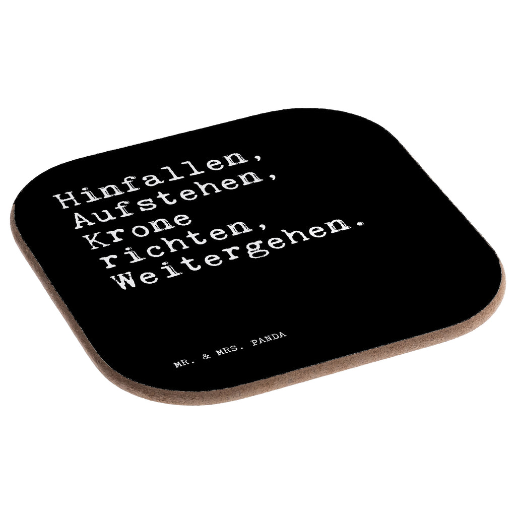 Quadratische Untersetzer Sprüche und Zitate Hinfallen, Aufstehen, Krone richten, Weitergehen. Bierdeckel, Glasuntersetzer, Untersetzer Gläser, Getränkeuntersetzer, Spruch, Sprüche, lustig, Weisheiten, Zitate, Spruch Sprüche Weisheiten Zitate Lustig Weisheit Worte