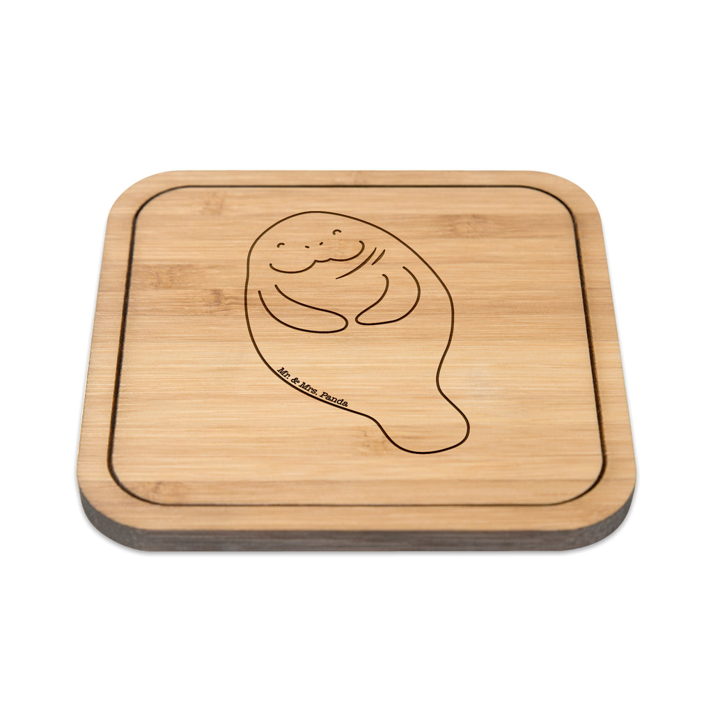 Untersetzer quadratisch Seekuh happy Untersetzer, Bierdeckel, Glasuntersetzer, Untersetzer Gläser, Getränkeuntersetzer, Meerestiere, Meer, Urlaub, Seekuh, Seekühe, Selbstliebe, Respekt, Neuanfang, Neustart, Achtsamkeit, Zufrieden, Liebeskummer, Freundin