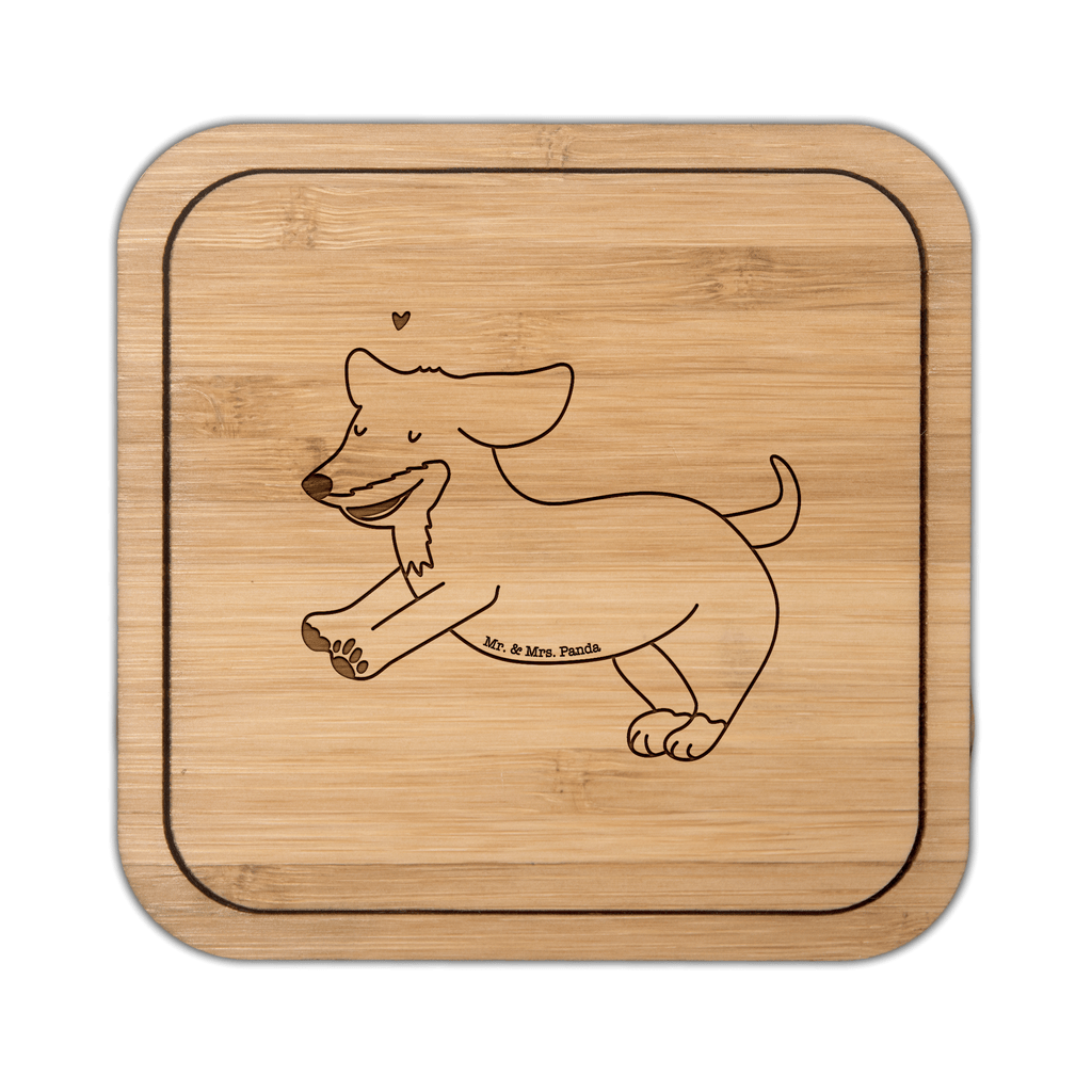 Untersetzer quadratisch Hund Dackel fröhlich Untersetzer, Bierdeckel, Glasuntersetzer, Untersetzer Gläser, Getränkeuntersetzer, Hund, Hundemotiv, Haustier, Hunderasse, Tierliebhaber, Hundebesitzer, Sprüche, Hunde, Dackel, Dachshund, happy dog