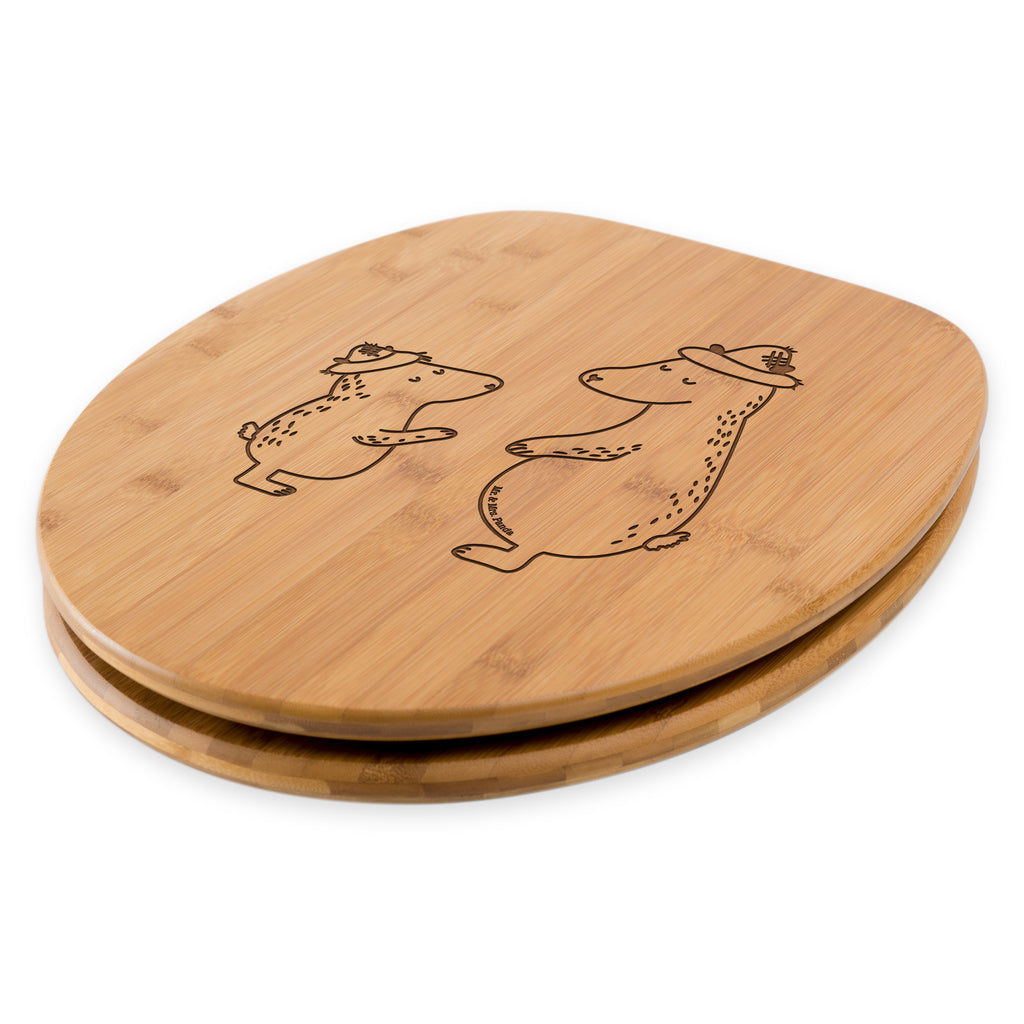 WC Sitz Bären mit Hut Klobrille, Klodeckel, Toilettendeckel, WC-Sitz, Toilette, Familie, Vatertag, Muttertag, Bruder, Schwester, Mama, Papa, Oma, Opa, Bär, Bären, Vater, Papi, Paps, Dad, Daddy, Lieblingsmensch, Sohn, Söhne, Kind, Kinder, Vater-Sohn, Family, Vorbild