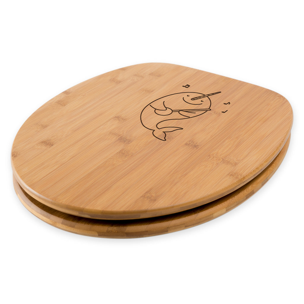 WC Sitz Narwal Gitarre Klobrille, Klodeckel, Toilettendeckel, WC-Sitz, Toilette, Meerestiere, Meer, Urlaub, Narwal, Wal, Tanzen, Probleme, Problemlösung, Frust, Gespräche, Gitarre