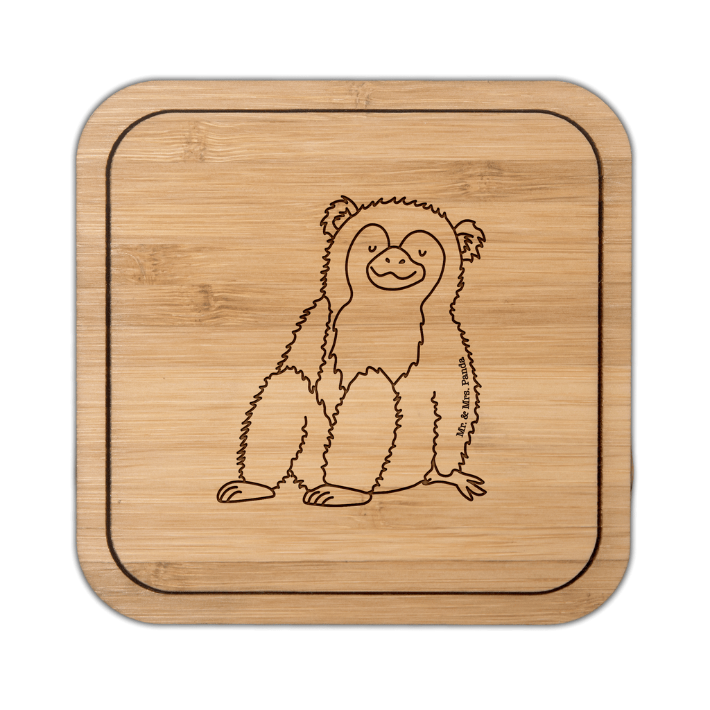 Untersetzer quadratisch Affe Untersetzer, Bierdeckel, Glasuntersetzer, Untersetzer Gläser, Getränkeuntersetzer, Afrika, Wildtiere, Affe, Äffchen, Affen, Selbstliebe, Respekt, Motivation, Selbstachtung, Liebe, Selbstbewusstsein, Selfcare