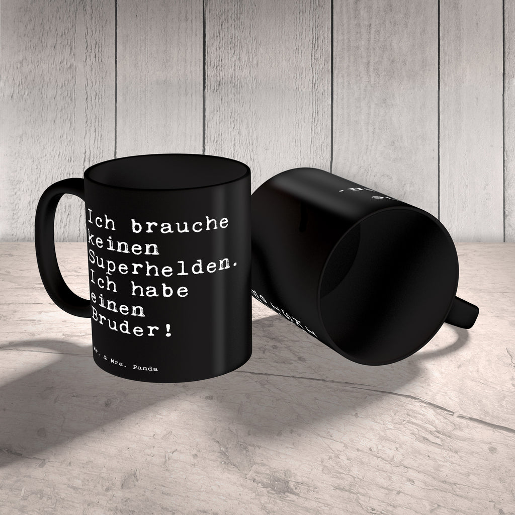 Tasse Sprüche und Zitate Ich brauche keinen Superhelden. Ich habe einen Bruder! Spruch Sprüche Weisheiten Zitate Lustig Weisheit Worte Becher, Kaffeetasse, Kaffeebecher, Tee, Frühstück, Büro Bruder Spruch, Bruder Geschenk, Geburtstag Bruder, Danke, Dankeschön, Familie Spruch, Geburt Spruch, Sprüche, lustig, Weisheiten, Zitate
