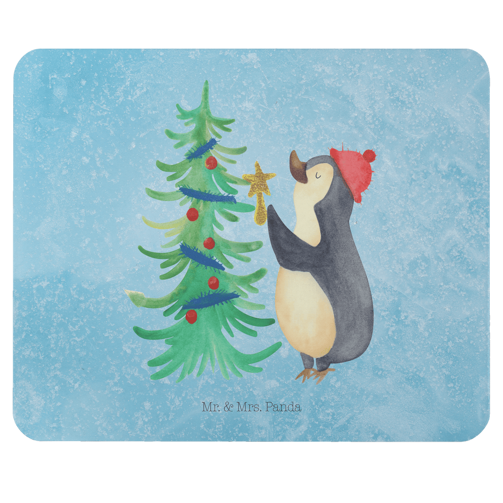 Mauspad Pinguin Weihnachtsbaum Mousepad, Computer zubehör, Büroausstattung, PC Zubehör, Arbeitszimmer, Mauspad, Einzigartiges Mauspad, Designer Mauspad, Winter, Weihnachten, Weihnachtsdeko, Nikolaus, Advent, Heiligabend, Wintermotiv, Pinguin