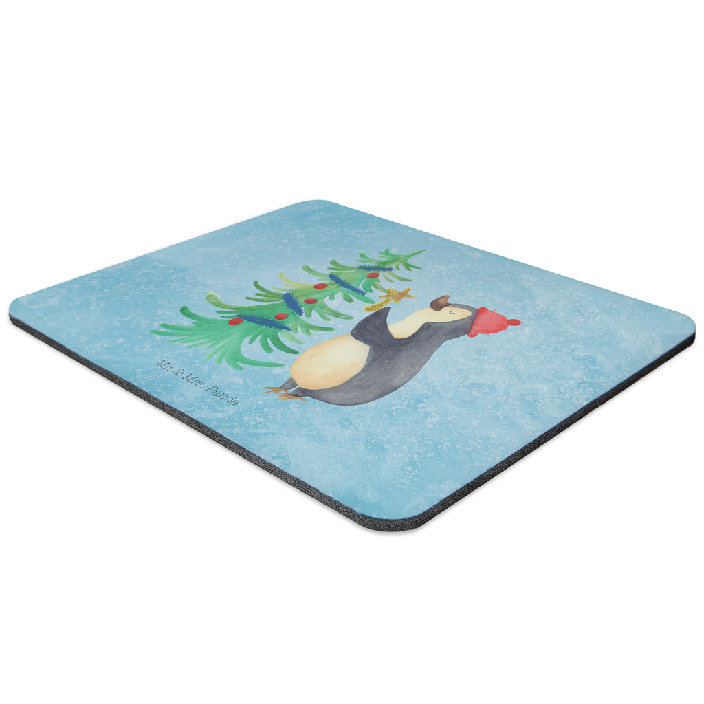 Mauspad Pinguin Weihnachtsbaum Mousepad, Computer zubehör, Büroausstattung, PC Zubehör, Arbeitszimmer, Mauspad, Einzigartiges Mauspad, Designer Mauspad, Winter, Weihnachten, Weihnachtsdeko, Nikolaus, Advent, Heiligabend, Wintermotiv, Pinguin