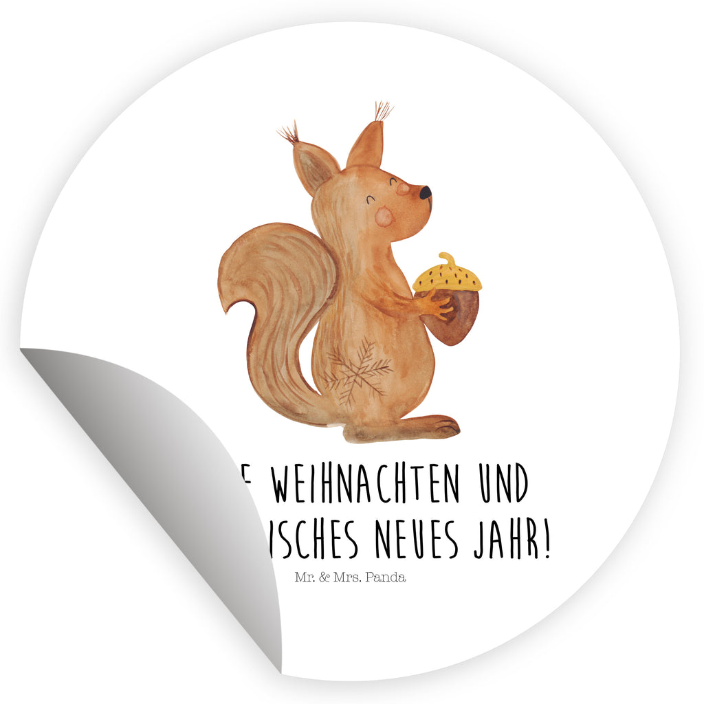 40mm Rund Aufkleber Eichhörnchen Weihnachtszeit Sticker, Aufkleber, Etikett, Winter, Weihnachten, Weihnachtsdeko, Nikolaus, Advent, Heiligabend, Wintermotiv, Frohe Weihnachten, Frohes neues Jahr, Guten Rutsch, Weihnachtsmotiv, Weihnachtsgruß, Neujahr, Vogel