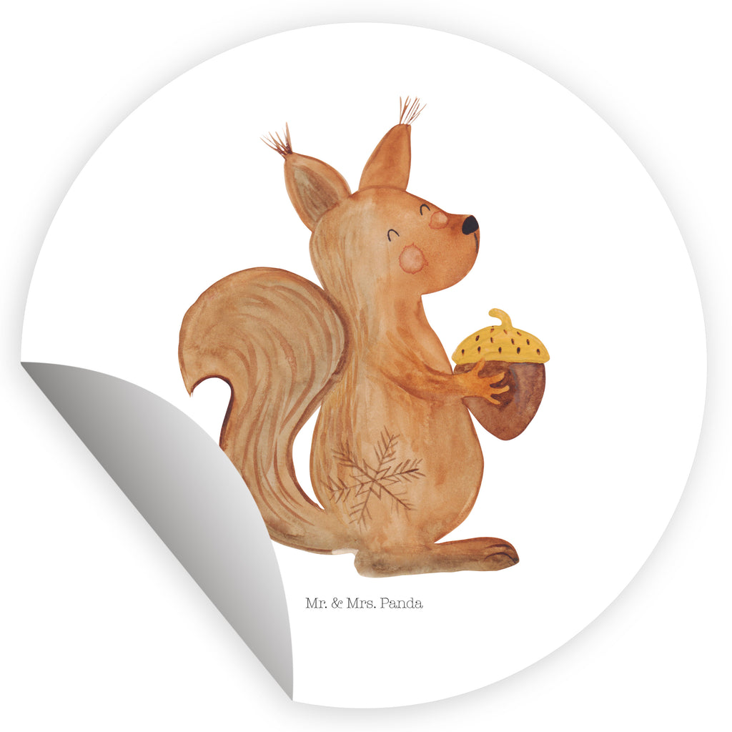 40mm Rund Aufkleber Eichhörnchen Weihnachtszeit Sticker, Aufkleber, Etikett, Winter, Weihnachten, Weihnachtsdeko, Nikolaus, Advent, Heiligabend, Wintermotiv, Frohe Weihnachten, Frohes neues Jahr, Guten Rutsch, Weihnachtsmotiv, Weihnachtsgruß, Neujahr, Vogel