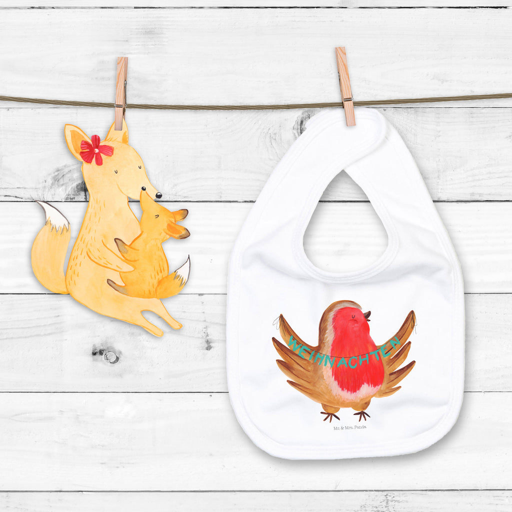 Organic Babylätzchen Rotkehlchen Weihnachten Baby, Lätzchen, Spucktuch, Sabberlätzchen, Klettlätzchen, Babygeschenk, Baby Lätzchen, Geschenk für Geburt, Geschenk zur Geburt, Baby Spucktuch, Babyausstattung, Geschenkidee für Babyparty, Winter, Weihnachten, Weihnachtsdeko, Nikolaus, Advent, Heiligabend, Wintermotiv, Frohe Weihnachten, Weihnachtsmotiv, Weihnachtsgruß, Vogel, xmas