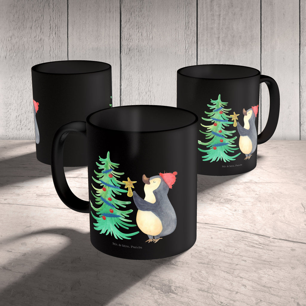 Tasse Pinguin Weihnachtsbaum Pinguin, Weihnachten, Winter Becher, Kaffeetasse, Kaffeebecher, Tee, Frühstück, Büro  Winter, Weihnachten, Weihnachtsdeko, Nikolaus, Advent, Heiligabend, Wintermotiv