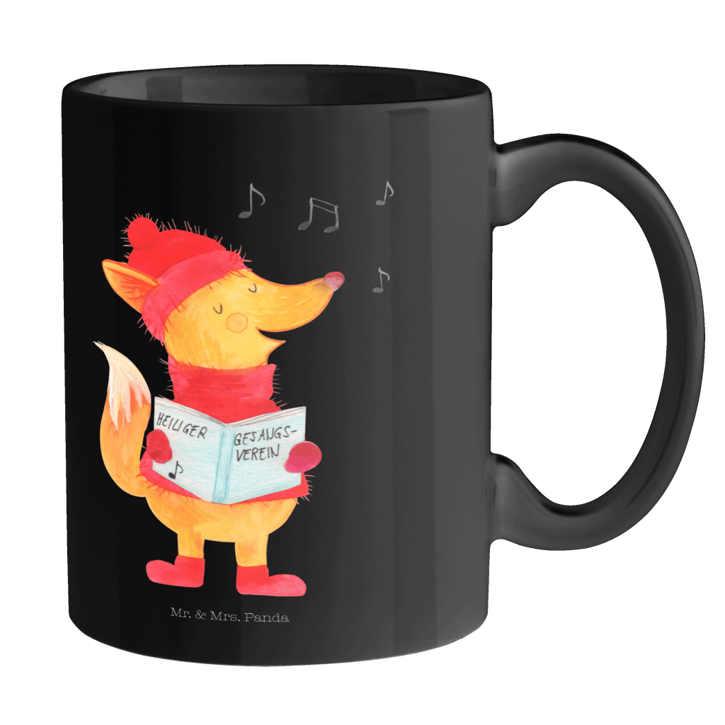 Tasse Fuchs Sänger Fuchs, Füchse, Weihnachten, Heiligabend, Winter, Sänger, Geschenk Sänger, Singen, Weihnachtslieder Becher, Kaffeetasse, Kaffeebecher, Tee, Frühstück, Büro  Winter, Weihnachten, Weihnachtsdeko, Nikolaus, Advent, Heiligabend, Wintermotiv