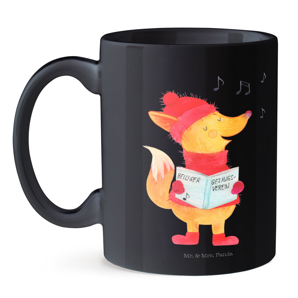 Tasse Fuchs Sänger Fuchs, Füchse, Weihnachten, Heiligabend, Winter, Sänger, Geschenk Sänger, Singen, Weihnachtslieder Becher, Kaffeetasse, Kaffeebecher, Tee, Frühstück, Büro  Winter, Weihnachten, Weihnachtsdeko, Nikolaus, Advent, Heiligabend, Wintermotiv