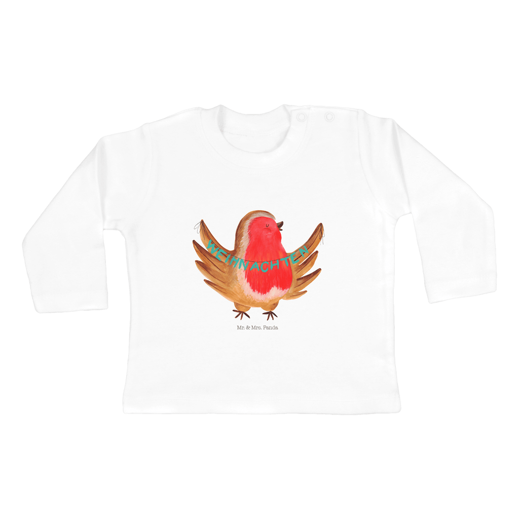 12-18 Monate Baby Longsleeve Rotkehlchen Weihnachten Mädchen, Jungen, Baby, Langarm, Bio, Kleidung, Winter, Weihnachten, Weihnachtsdeko, Nikolaus, Advent, Heiligabend, Wintermotiv, Frohe Weihnachten, Weihnachtsmotiv, Weihnachtsgruß, Vogel, xmas