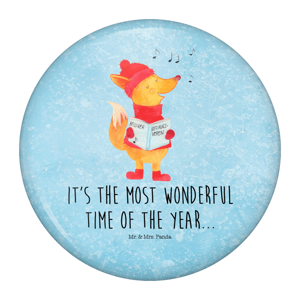 50mm Button Fuchs Sänger 50mm Button, Button, Pin, Anstecknadel, Winter, Weihnachten, Weihnachtsdeko, Nikolaus, Advent, Heiligabend, Wintermotiv, Fuchs, Füchse, Sänger, Geschenk Sänger, Singen, Weihnachtslieder