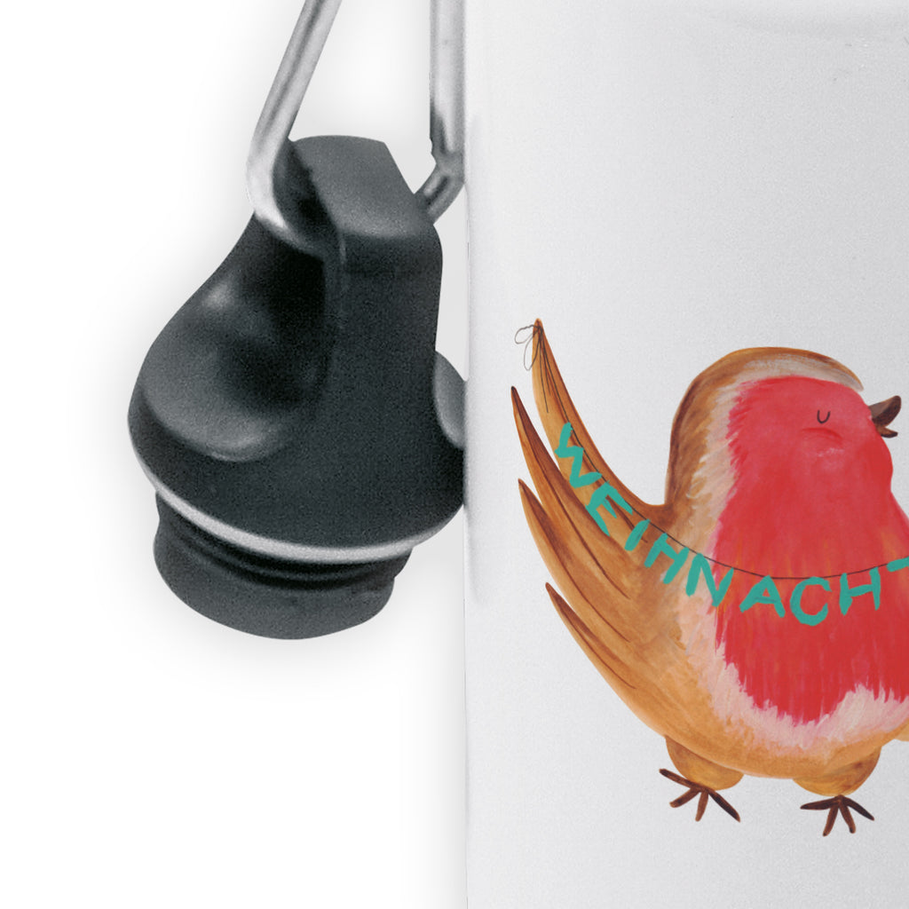 Kindertrinkflasche Rotkehlchen Weihnachten Kindertrinkflasche, Kinder Trinkflasche, Trinkflasche, Flasche, Kinderflasche, Kinder, Kids, Kindergarten Flasche, Grundschule, Jungs, Mädchen, Winter, Weihnachten, Weihnachtsdeko, Nikolaus, Advent, Heiligabend, Wintermotiv, Frohe Weihnachten, Weihnachtsmotiv, Weihnachtsgruß, Vogel, xmas