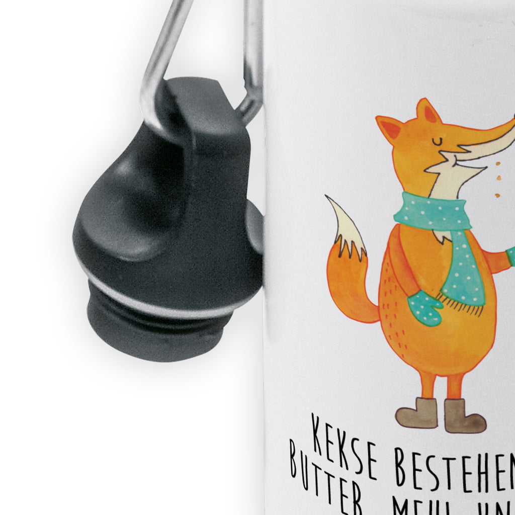 Kindertrinkflasche Fuchs Keks Kindertrinkflasche, Kinder Trinkflasche, Trinkflasche, Flasche, Kinderflasche, Kinder, Kids, Kindergarten Flasche, Grundschule, Jungs, Mädchen, Fuchs, Füchse, Backen Spruch, Kekse, Winter, Weihnachtszeit, Plätzchen, Liebe, Küche Deko