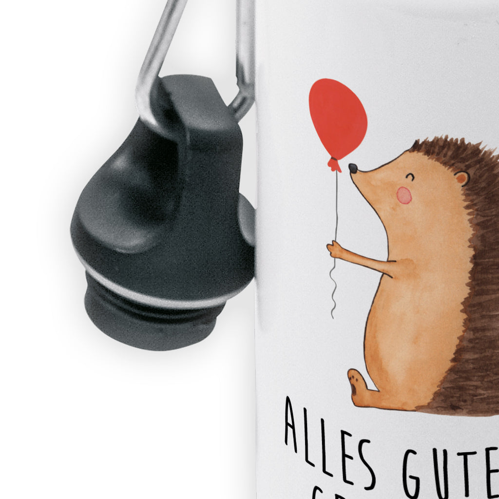 Kindertrinkflasche Igel mit Luftballon Kindertrinkflasche, Kinder Trinkflasche, Trinkflasche, Flasche, Kinderflasche, Kinder, Kids, Kindergarten Flasche, Grundschule, Jungs, Mädchen, Tiermotive, Gute Laune, lustige Sprüche, Tiere, Igel, Geburtstag, Herzlichen Glückwunsch, Glückwunsch, Geburtstagskind, Ballon, Happy Birthday