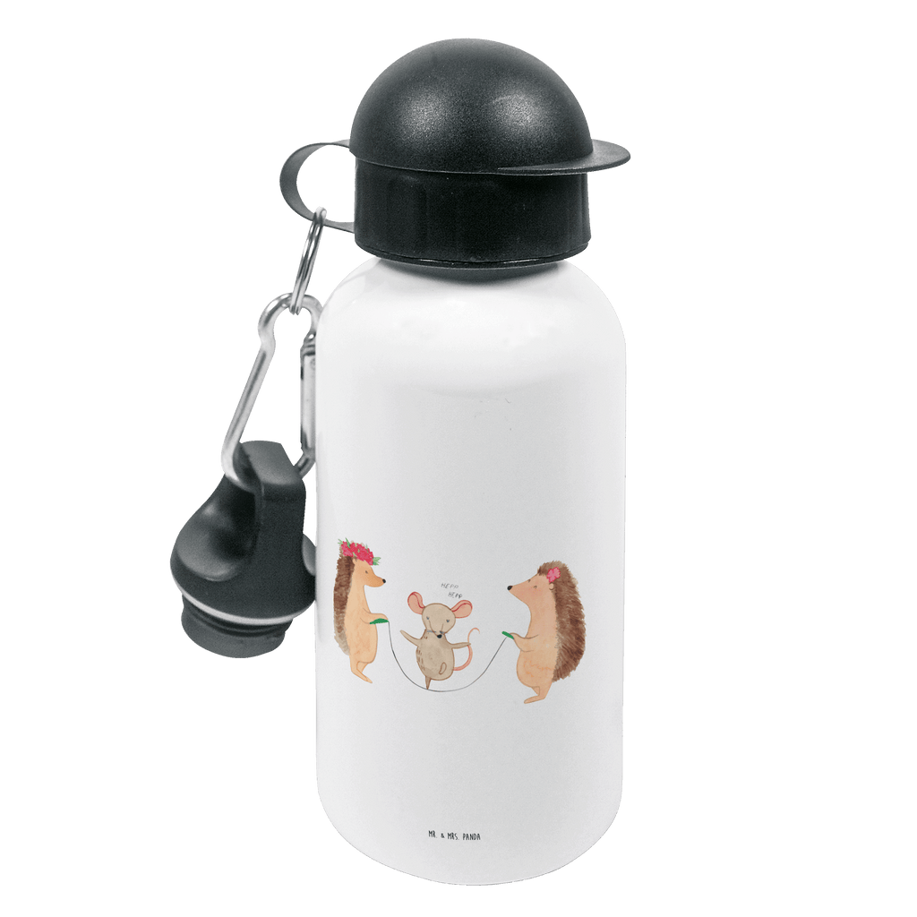 Kindertrinkflasche Igel Seilhüpfen Kindertrinkflasche, Kinder Trinkflasche, Trinkflasche, Flasche, Kinderflasche, Kinder, Kids, Kindergarten Flasche, Grundschule, Jungs, Mädchen, Tiermotive, Gute Laune, lustige Sprüche, Tiere, Igel, Maus, Seilspringen, Seilhüpfen, Kindergarten