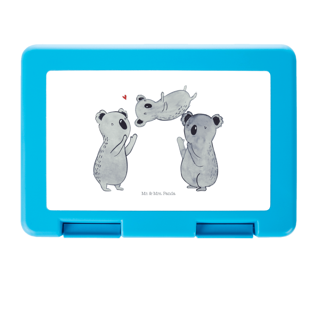 Brotdose Koala Feiern Sich Brotbox, Snackbox, Lunch box, Butterbrotdose, Brotzeitbox, Geburtstag, Geburtstagsgeschenk, Geschenk, Koala, Familie, Kind, Eltern, Herz, Liebe