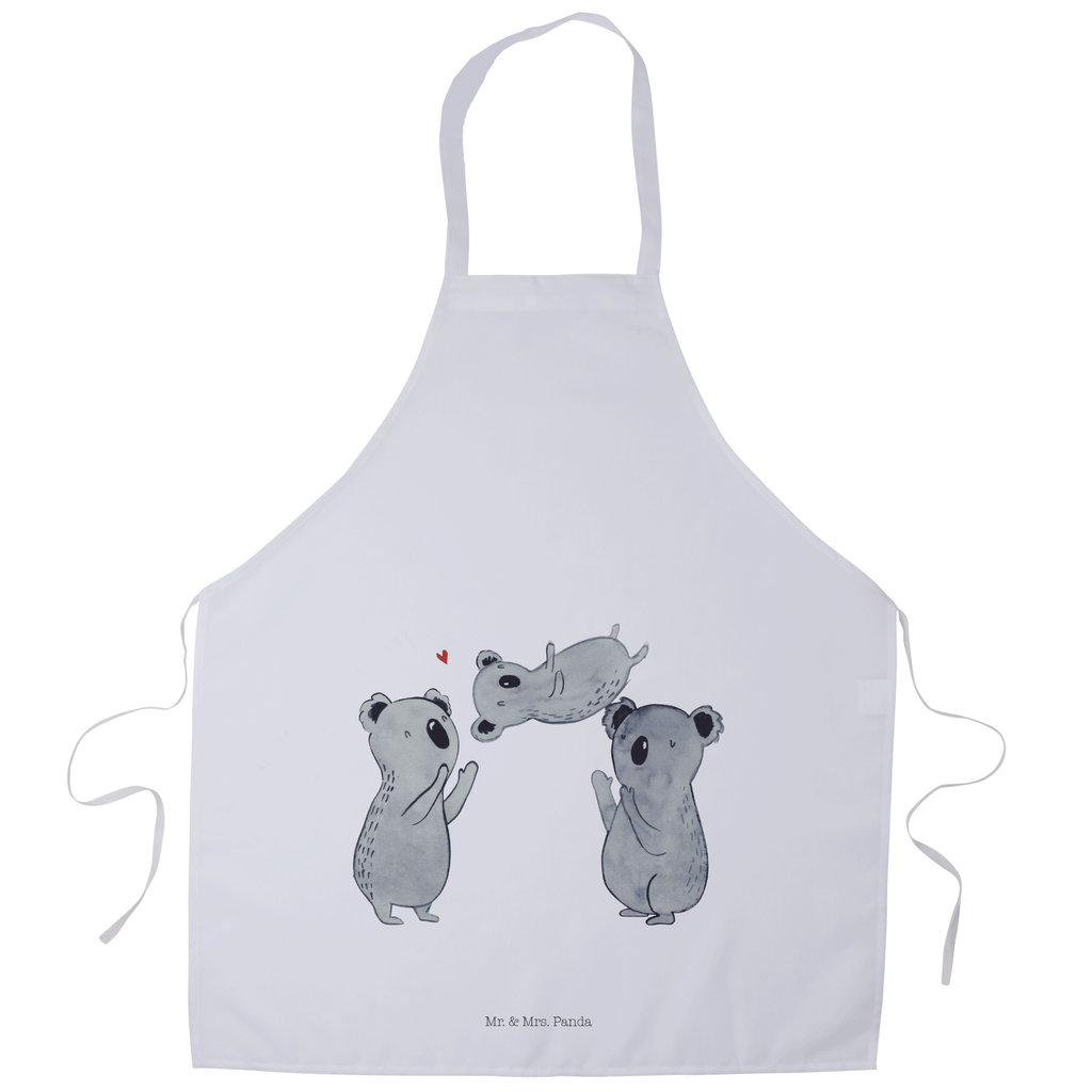 Kochschürze Koala Feiern Sich Schürze, Backschürze, Küchenschürze, Grillschürze, Latzschürze, Geburtstag, Geburtstagsgeschenk, Geschenk, Koala, Familie, Kind, Eltern, Herz, Liebe