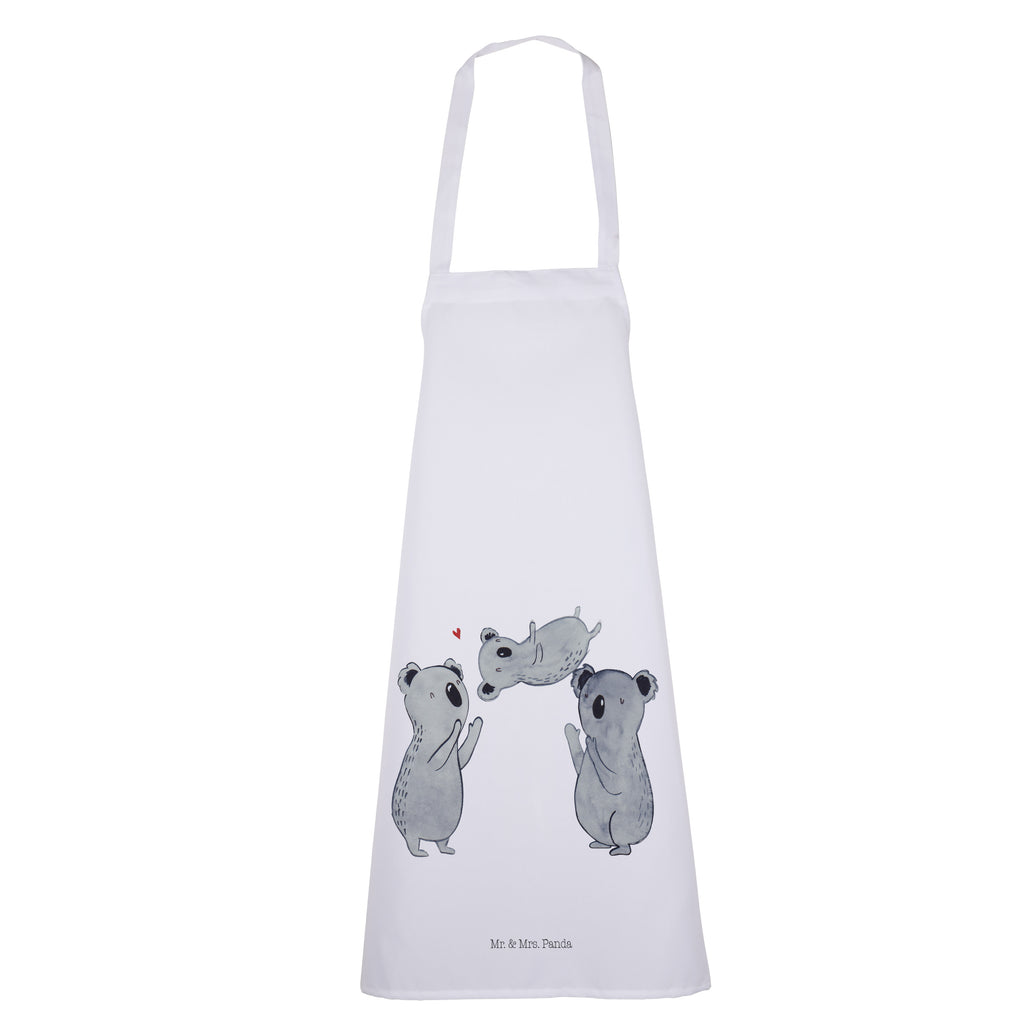Kochschürze Koala Feiern Sich Schürze, Backschürze, Küchenschürze, Grillschürze, Latzschürze, Geburtstag, Geburtstagsgeschenk, Geschenk, Koala, Familie, Kind, Eltern, Herz, Liebe