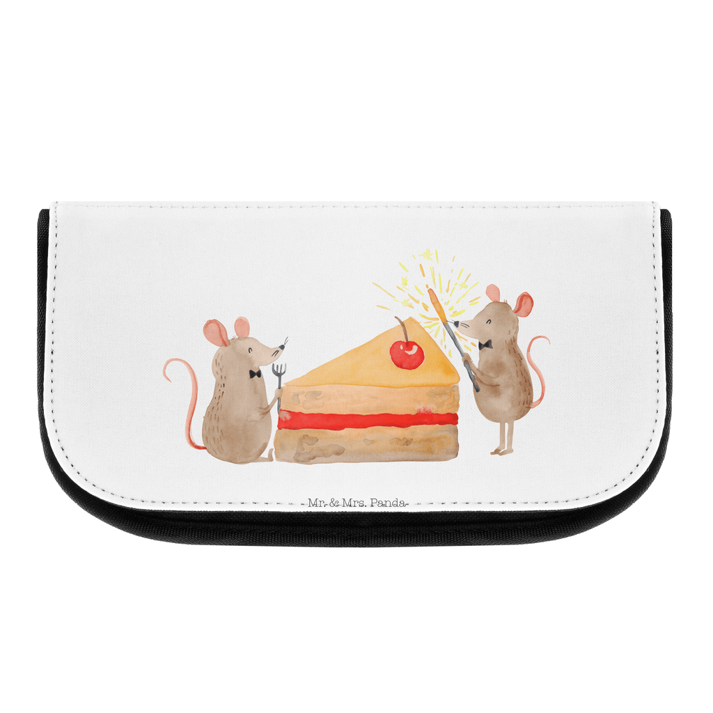Kosmetiktasche Mäuse Kuchen Kosmetikbeutel, Kulturtasche, Kulturbeutel, Schminktasche, Make-Up Tasche, Geburtstag, Geburtstagsgeschenk, Geschenk, Kuchen, Maus, Mäuse, Party, Leben, Glück