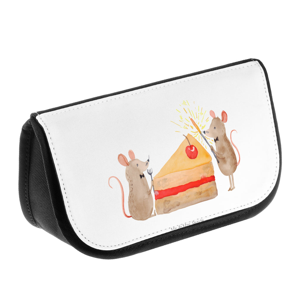 Kosmetiktasche Mäuse Kuchen Kosmetikbeutel, Kulturtasche, Kulturbeutel, Schminktasche, Make-Up Tasche, Geburtstag, Geburtstagsgeschenk, Geschenk, Kuchen, Maus, Mäuse, Party, Leben, Glück