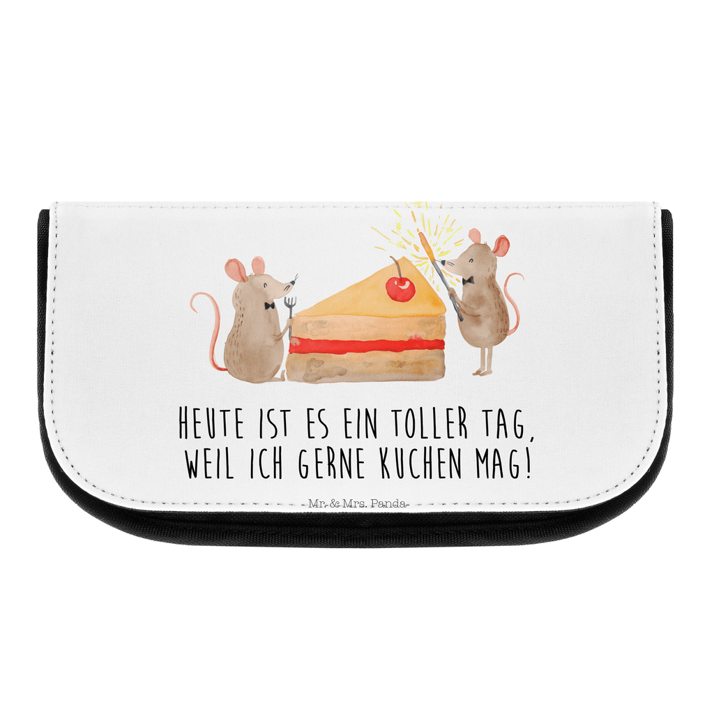 Kosmetiktasche Mäuse Kuchen Kosmetikbeutel, Kulturtasche, Kulturbeutel, Schminktasche, Make-Up Tasche, Geburtstag, Geburtstagsgeschenk, Geschenk, Kuchen, Maus, Mäuse, Party, Leben, Glück
