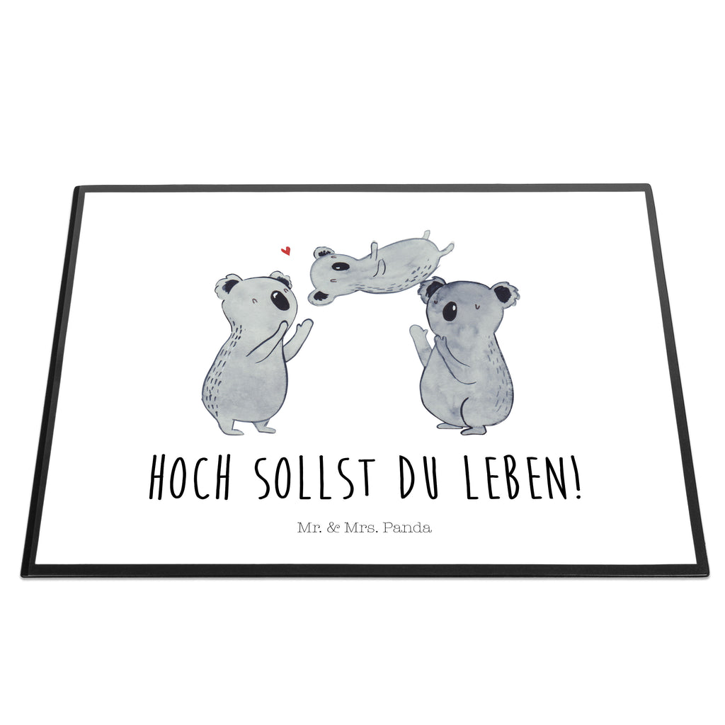 Schreibtischunterlage Koala Feiern Sich Schreibunterlage, Schreibtischauflage, Bürobedarf, Büroartikel, Schreibwaren, Schreibtisch Unterlagen, Schreibtischunterlage Groß, Geburtstag, Geburtstagsgeschenk, Geschenk, Koala, Familie, Kind, Eltern, Herz, Liebe
