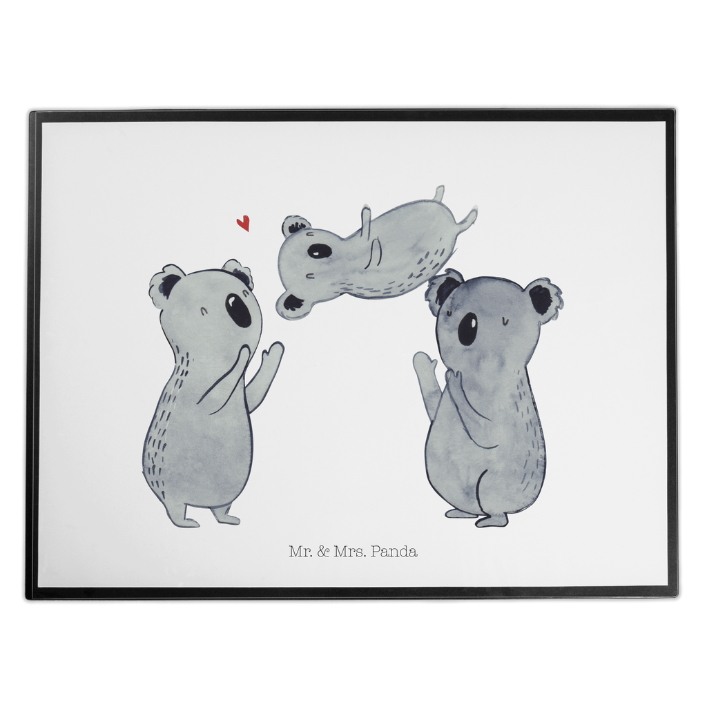 Schreibtischunterlage Koala Feiern Sich Schreibunterlage, Schreibtischauflage, Bürobedarf, Büroartikel, Schreibwaren, Schreibtisch Unterlagen, Schreibtischunterlage Groß, Geburtstag, Geburtstagsgeschenk, Geschenk, Koala, Familie, Kind, Eltern, Herz, Liebe