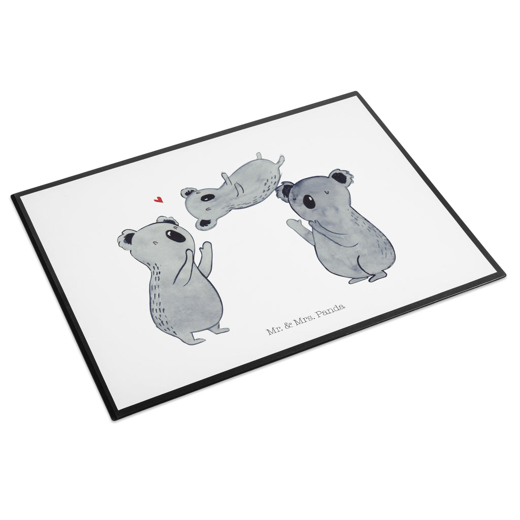 Schreibtischunterlage Koala Feiern Sich Schreibunterlage, Schreibtischauflage, Bürobedarf, Büroartikel, Schreibwaren, Schreibtisch Unterlagen, Schreibtischunterlage Groß, Geburtstag, Geburtstagsgeschenk, Geschenk, Koala, Familie, Kind, Eltern, Herz, Liebe