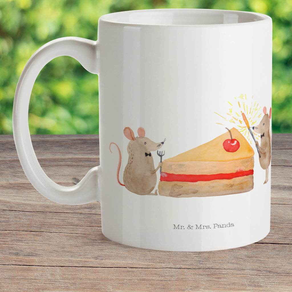 Kindertasse Mäuse Kuchen Kunststoff Tasse, Kindergarten, Tasse, Trinkbecher, Camping Becher, Kaffeetasse, Kunststoffbecher, Kindergartenbecher, Outdoorgeschirr, Kunststoffgeschirr, Reisebecher, Reisetasse, Kinderbecher, Geburtstag, Geburtstagsgeschenk, Geschenk, Kuchen, Maus, Mäuse, Party, Leben, Glück