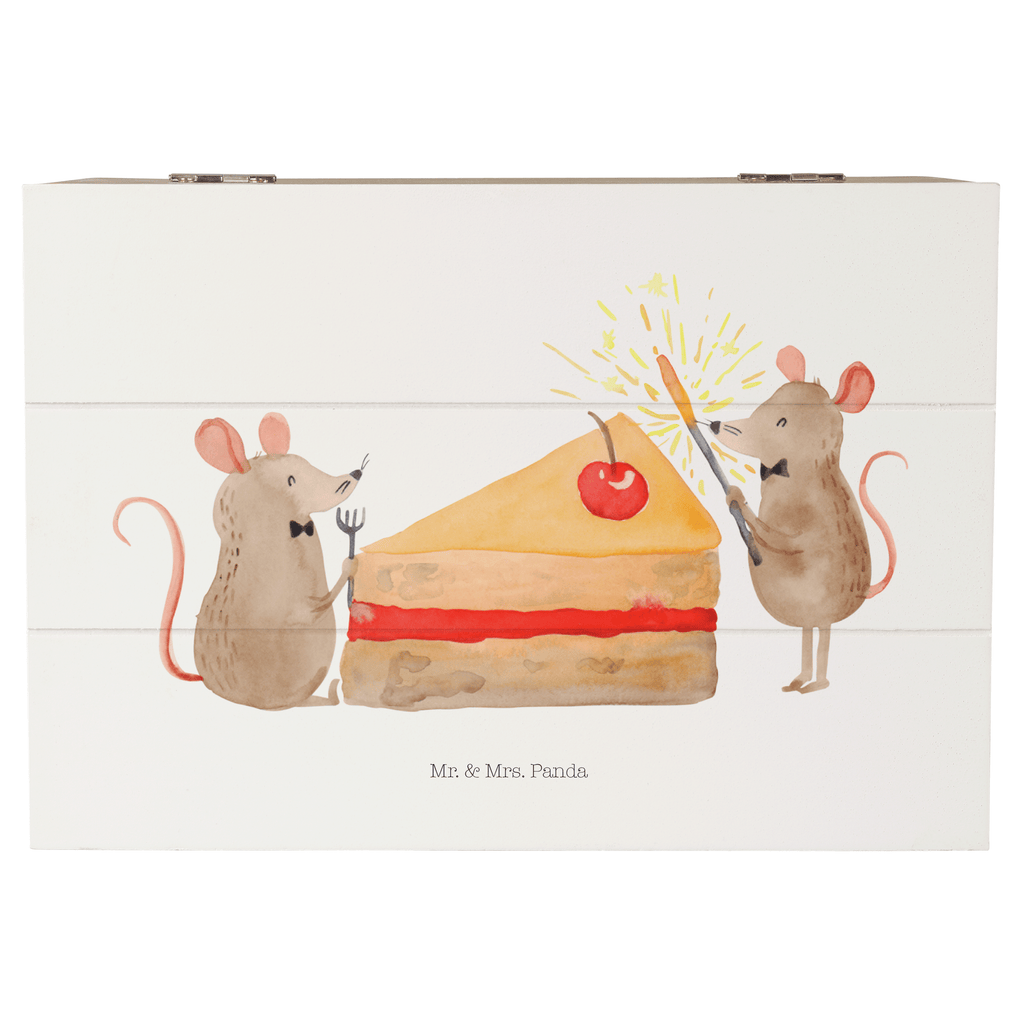 Holzkiste Mäuse Kuchen Holzkiste, Kiste, Schatzkiste, Truhe, Schatulle, XXL, Erinnerungsbox, Erinnerungskiste, Dekokiste, Aufbewahrungsbox, Geburtstag, Geburtstagsgeschenk, Geschenk, Kuchen, Maus, Mäuse, Party, Leben, Glück