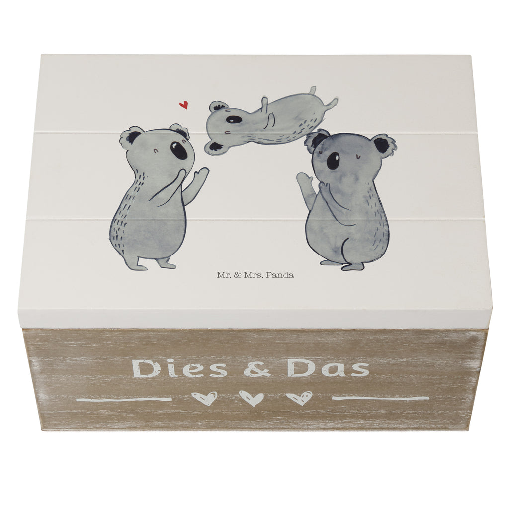 Holzkiste Koala Feiern Sich Holzkiste, Kiste, Schatzkiste, Truhe, Schatulle, XXL, Erinnerungsbox, Erinnerungskiste, Dekokiste, Aufbewahrungsbox, Geburtstag, Geburtstagsgeschenk, Geschenk, Koala, Familie, Kind, Eltern, Herz, Liebe
