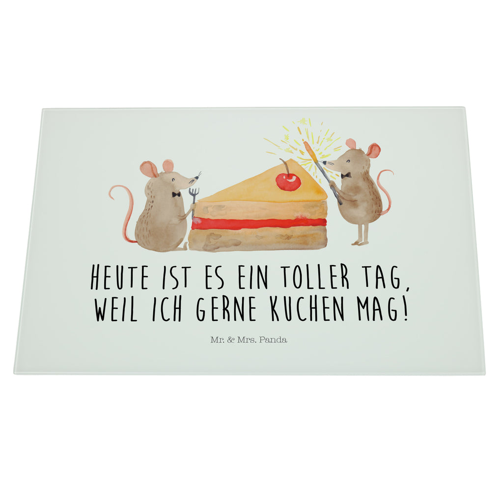 XL Glas Schneidbrett Mäuse Kuchen Glasschneidebrett, Schneidebrett, Frühstücksbrett, Küche, Geburtstag, Geburtstagsgeschenk, Geschenk, Kuchen, Maus, Mäuse, Party, Leben, Glück