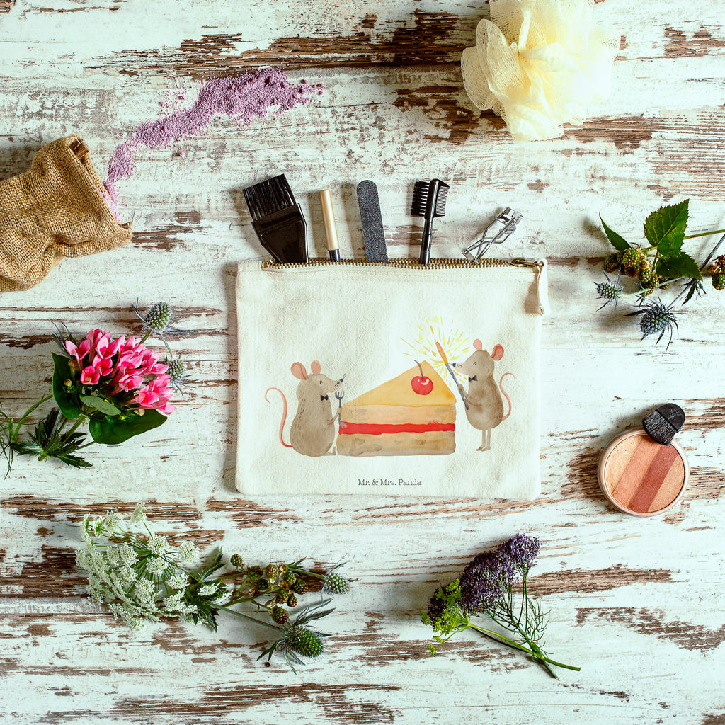 Schminktasche Mäuse Kuchen Schminktasche, Kosmetiktasche, Kosmetikbeutel, Stiftemäppchen, Etui, Federmappe, Makeup, XXL, Schminketui, Kosmetiketui, Schlamperetui, Geburtstag, Geburtstagsgeschenk, Geschenk, Kuchen, Maus, Mäuse, Party, Leben, Glück