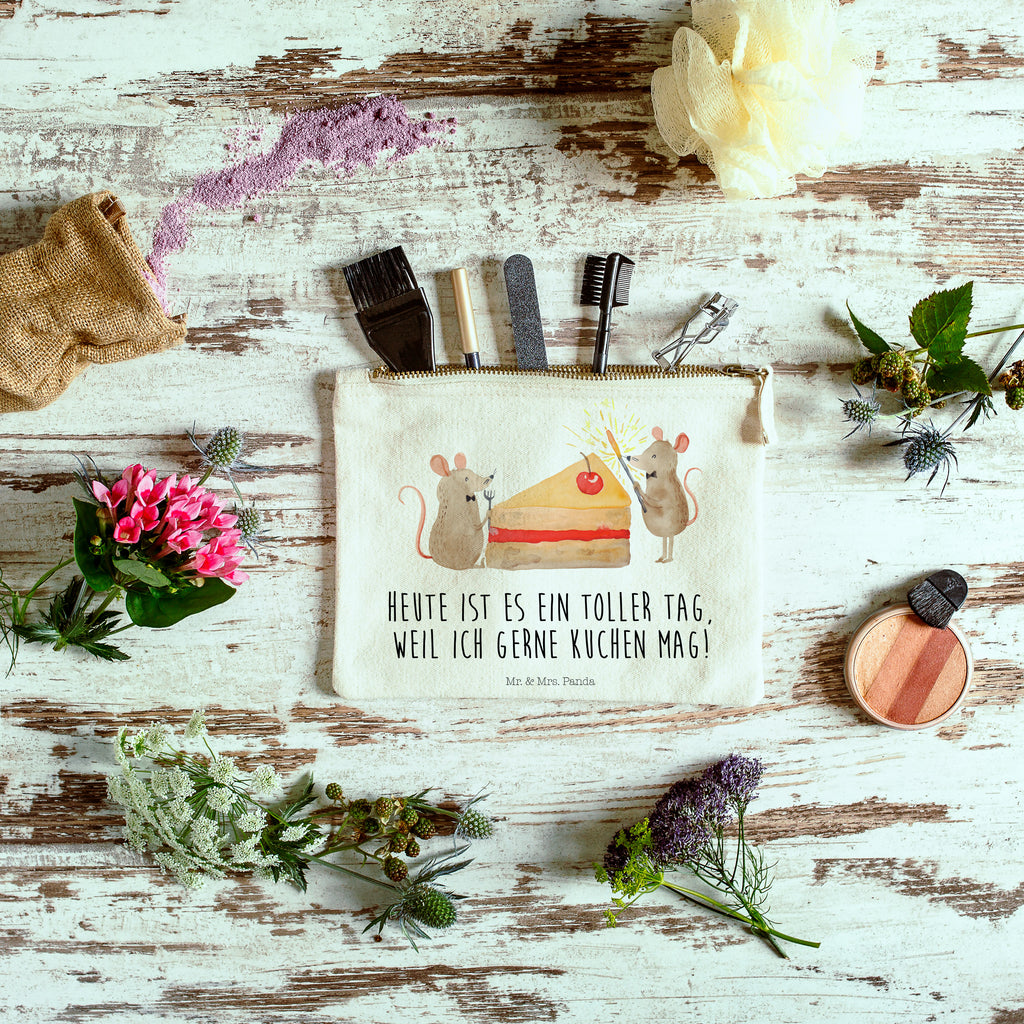 Schminktasche Mäuse Kuchen Schminktasche, Kosmetiktasche, Kosmetikbeutel, Stiftemäppchen, Etui, Federmappe, Makeup, XXL, Schminketui, Kosmetiketui, Schlamperetui, Geburtstag, Geburtstagsgeschenk, Geschenk, Kuchen, Maus, Mäuse, Party, Leben, Glück