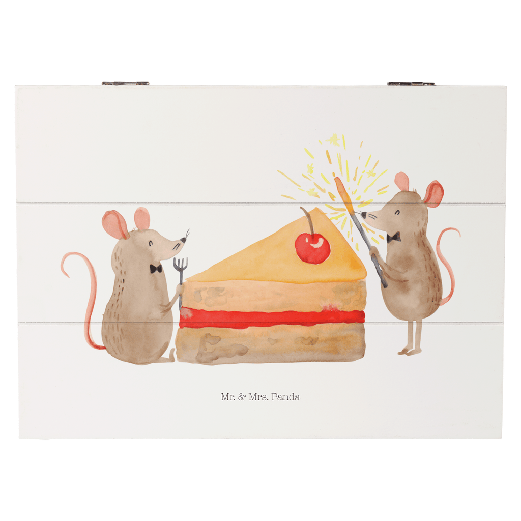 Holzkiste Mäuse Kuchen Holzkiste, Kiste, Schatzkiste, Truhe, Schatulle, XXL, Erinnerungsbox, Erinnerungskiste, Dekokiste, Aufbewahrungsbox, Geburtstag, Geburtstagsgeschenk, Geschenk, Kuchen, Maus, Mäuse, Party, Leben, Glück