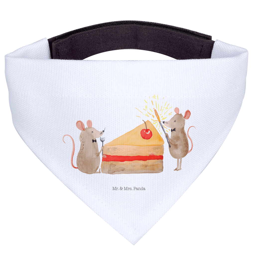 Hundehalstuch S Mäuse Kuchen Hundehalstuch, Halstuch, Hunde, Tuch, klein, kleine Hunde, Geburtstag, Geburtstagsgeschenk, Geschenk, Kuchen, Maus, Mäuse, Party, Leben, Glück