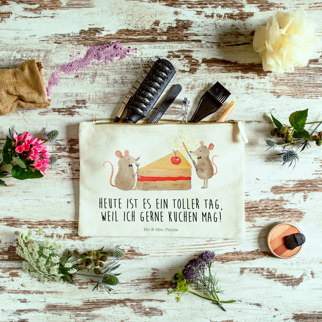 Schminktasche Mäuse Kuchen Schminktasche, Kosmetiktasche, Kosmetikbeutel, Stiftemäppchen, Etui, Federmappe, Makeup, XXL, Schminketui, Kosmetiketui, Schlamperetui, Geburtstag, Geburtstagsgeschenk, Geschenk, Kuchen, Maus, Mäuse, Party, Leben, Glück