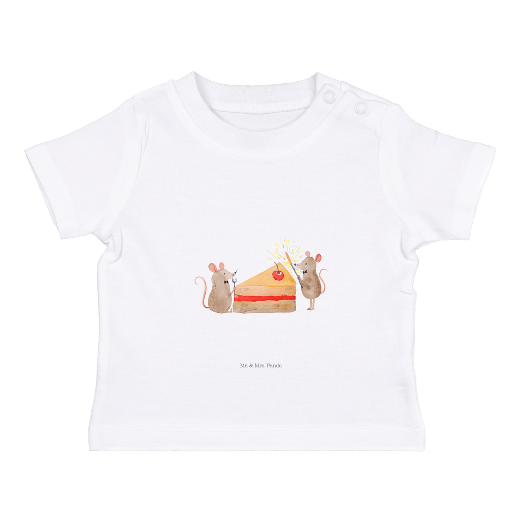Organic Baby Shirt Mäuse Kuchen Baby T-Shirt, Jungen Baby T-Shirt, Mädchen Baby T-Shirt, Shirt, Geburtstag, Geburtstagsgeschenk, Geschenk, Kuchen, Maus, Mäuse, Party, Leben, Glück
